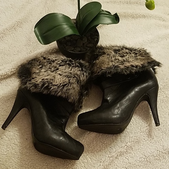Faux Fur Boots - Picture 5 of 5